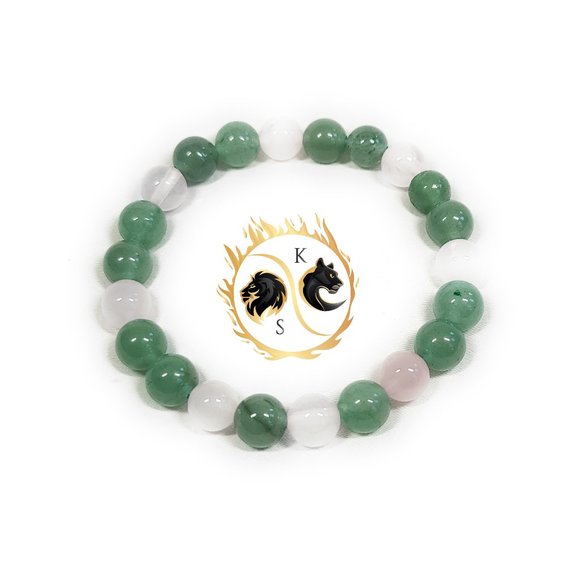 Crystal Energy Healing Bracelet Beauty Skincare Bracelet - Picture 1 of 4